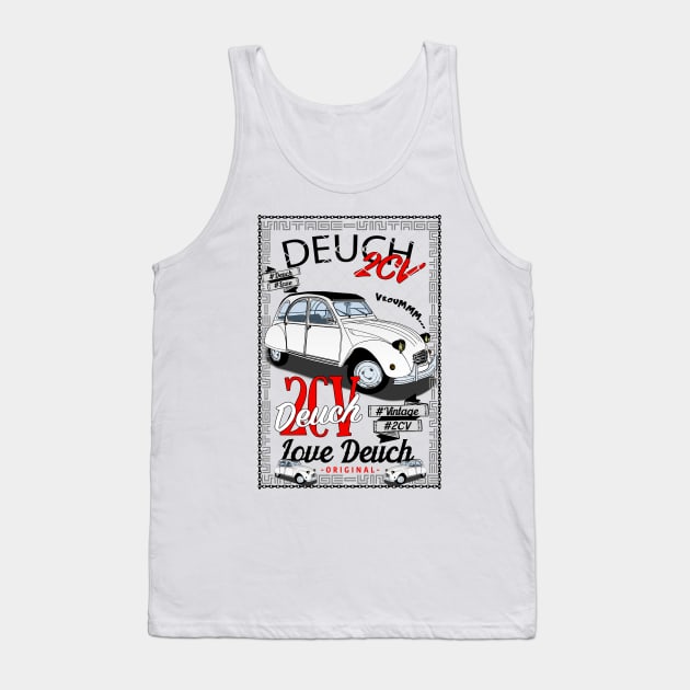 2CV affiche Tank Top by RomoneGrafik